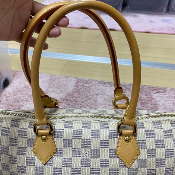 🌸Louis Vuitton Damier Azur Saleya PM🤍🤎🤍🤎EUC #FL2827 - Picture 2 of 10